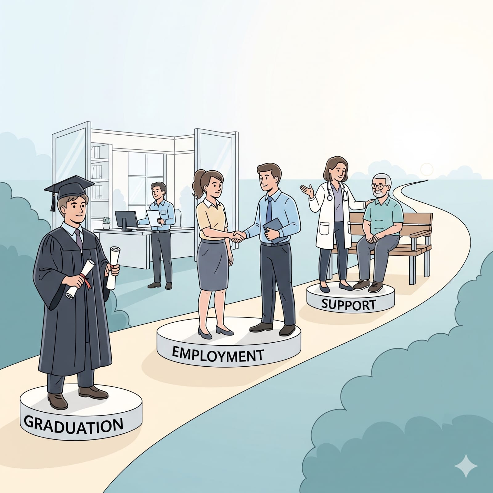 Life stage transition and future planning support